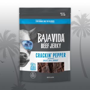Baja Vida Beef Jerky Zero Sugar Crackin' Pepper