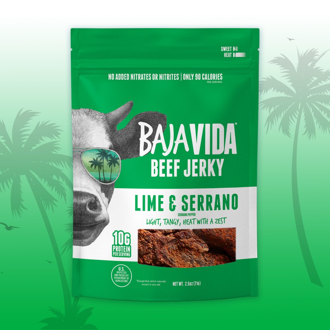 Baja Vida Beef Jerky Lime & Serrano