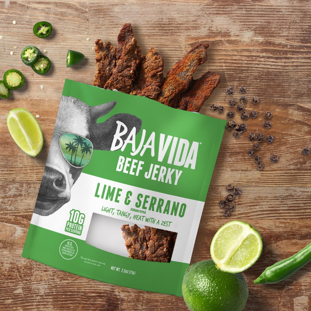 Baja Vida Beef Jerky Lime & Serrano