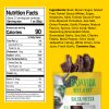 Baja Vida Beef Jerky Salsa Fresca Nutrition Fact Panel