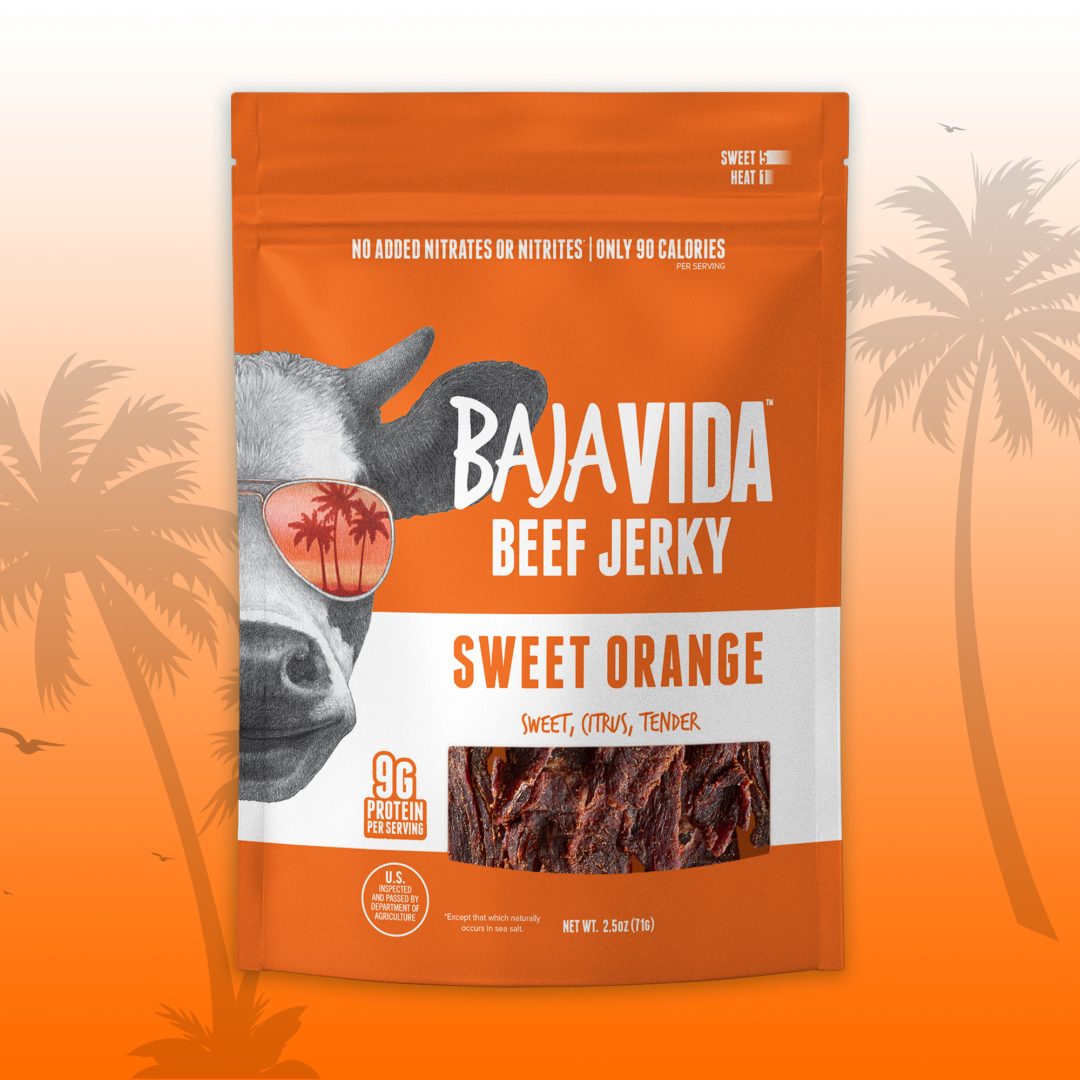 Baja Vida Beef Jerky Sweet Orange