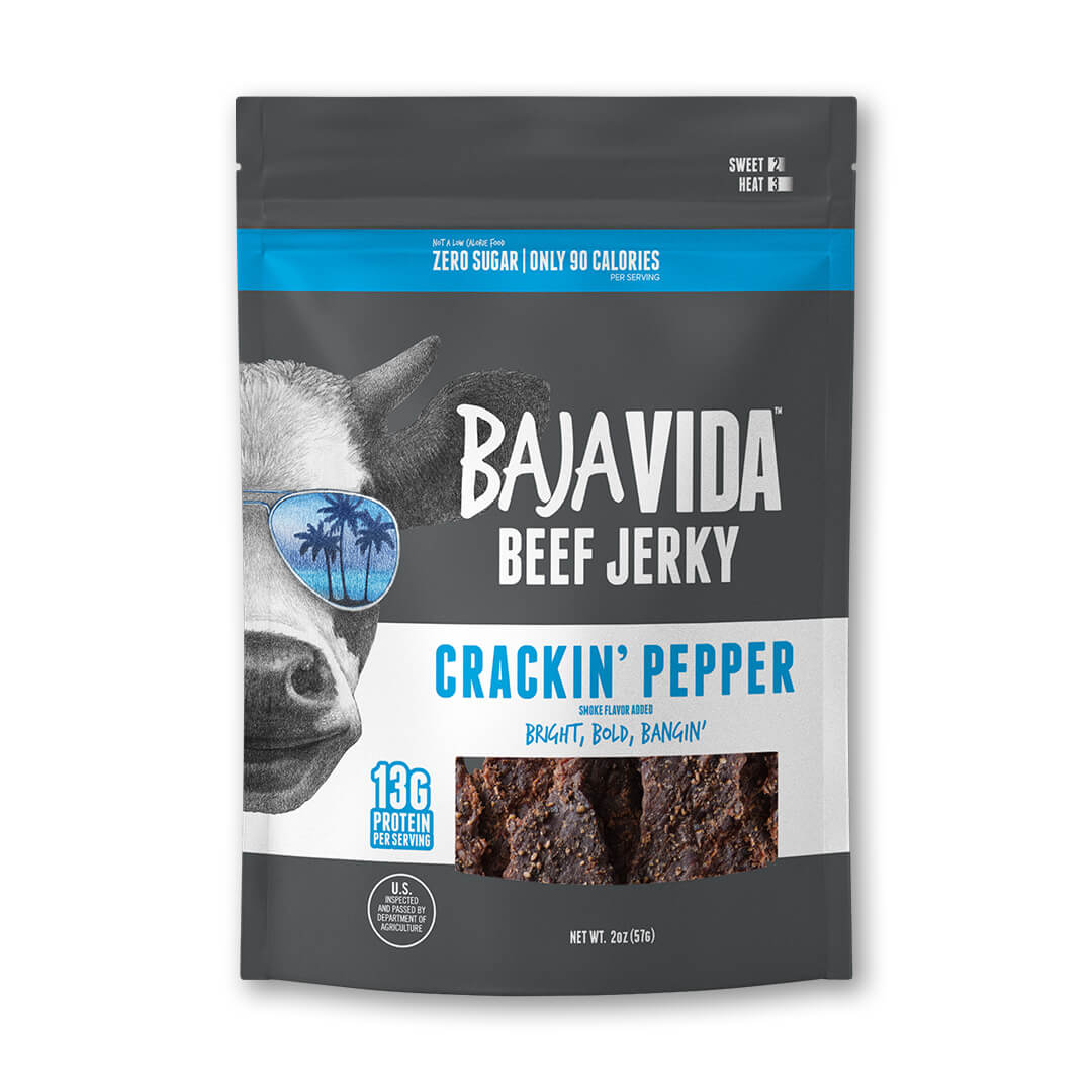 Crackin Pepper Beef Jerky