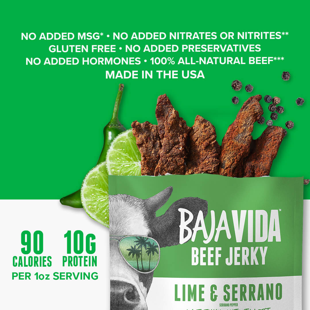 lime and serrano pepper jerky