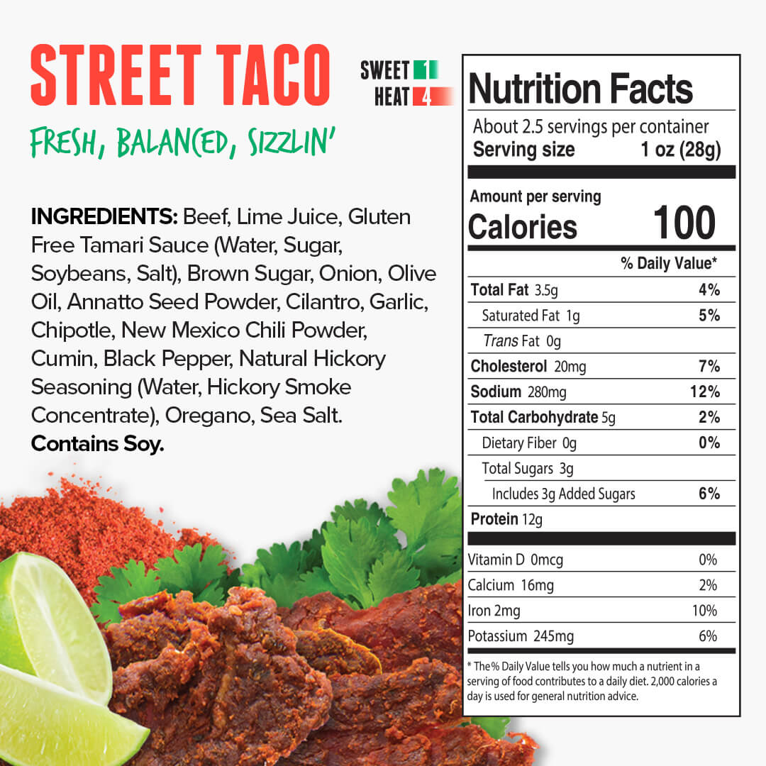 Street Taco Nutrition