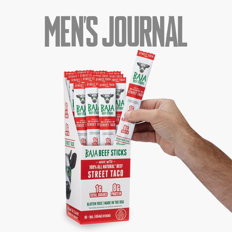 Men's Journal Baja Jerky Beef Sticks